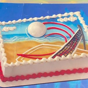 Extreme Volleyball Magnet cake kit